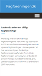 Mobile Screenshot of billige-fagforeninger.dk